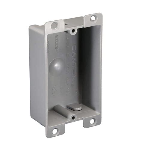 shallow electric junction box|switch mounted in shallow box.